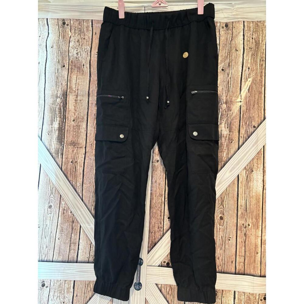 Womens black Banana Republic sz S‎ cargo/athletic pant #277